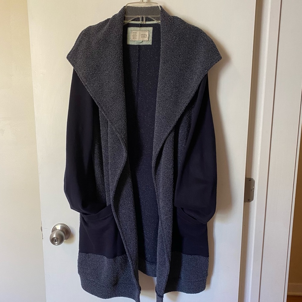 Anthropologie Saturday Sunday Drape Long Sweatshirt Cardigan